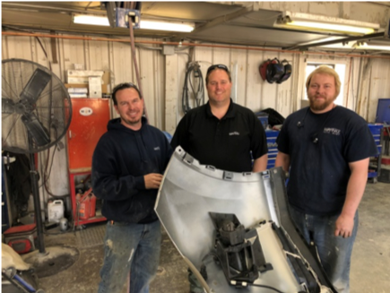 Mahnke Auto Body Collision Repair Team.